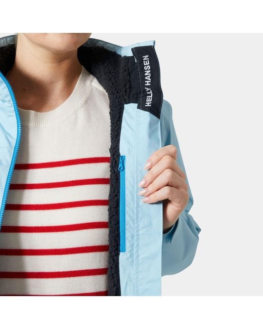 Helly Hansen Blue Helly-hansen Crew Pile Lined Jacket