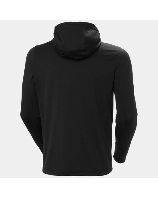 Helly Hansen Black Versalite Hooded Fleece Jacket for men