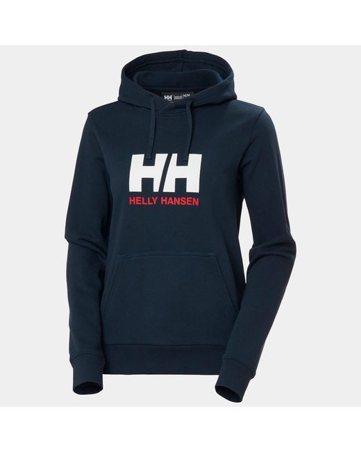 Helly Hansen Blue Hh Logo Hoodie