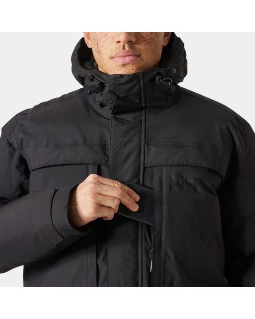 Helly Hansen Black Classic Parka for men