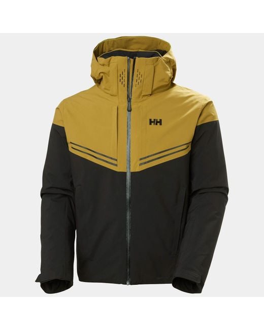 Helly Hansen Black Alpha Infinity Waterproof Ski Jacket for men