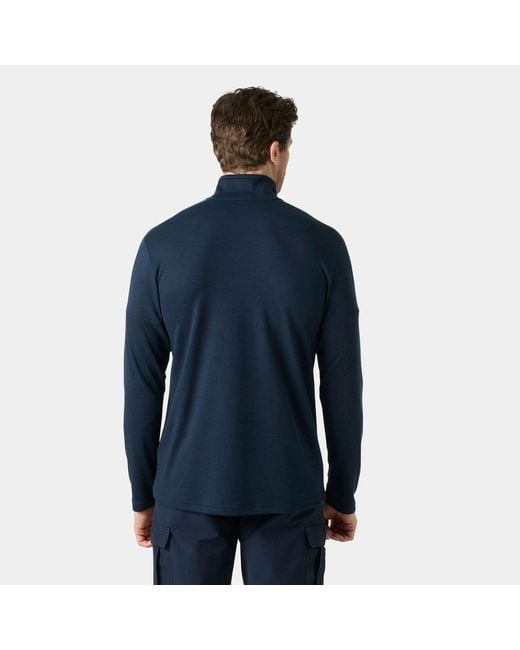 Hp 1/2 Zip Pullover di Helly Hansen in Blue da Uomo