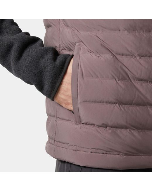 Giacca Isolante Ibrida Arctic Ocean Uomo Grigio di Helly Hansen in Brown da Uomo