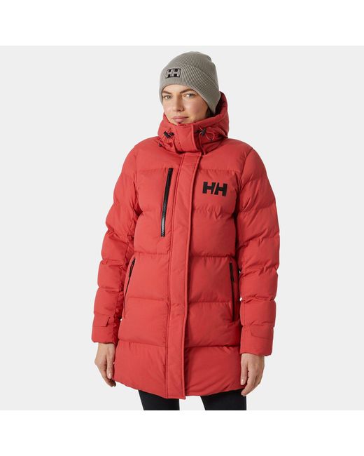 Helly Hansen W Adore Puffy Winter Jacket in Red | Lyst