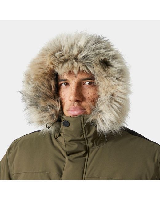 Helly Hansen Green Reine Winter Parka for men
