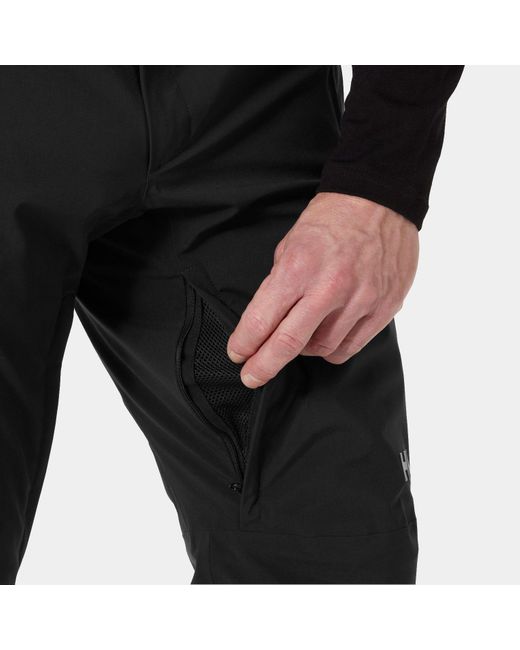 Helly Hansen Black Rapid Classic Durable Ski Pants for men