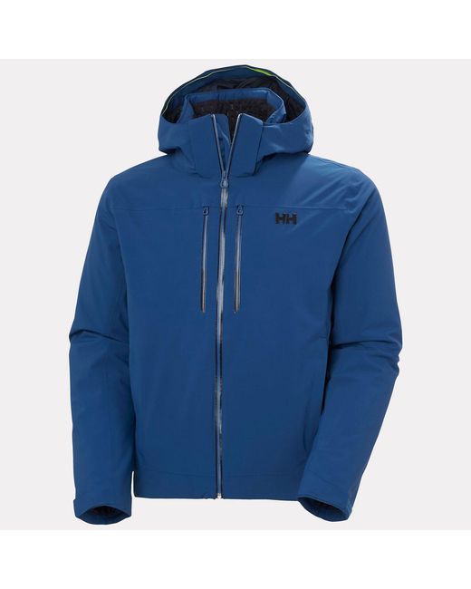 Helly Hansen Blue Alpha Lifaloft Lightweight Ski Jacket for men