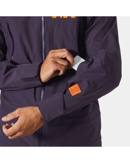 Giacca Shell Sogn 2.0 Uomo Viola di Helly Hansen in Blue da Uomo