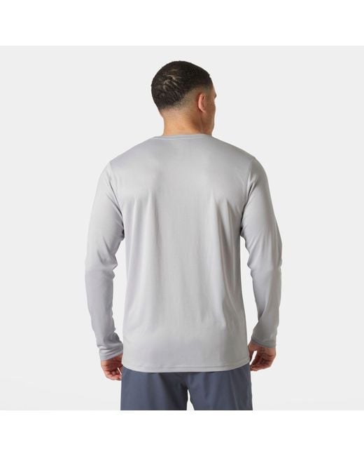 Helly Hansen Gray Helly-hansen Hh Tech Crew Ls 2.0 for men