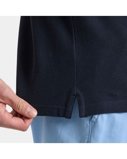Helly Hansen Blue Crew Polo Pique for men