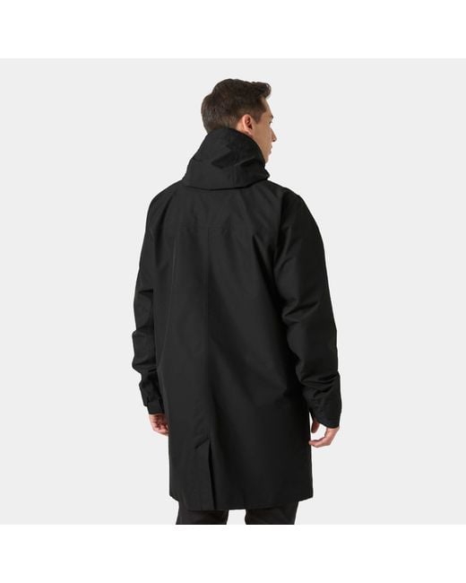 Helly Hansen Black City Raincoat for men