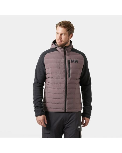 Helly Hansen Brown Arctic Ocean Hybrid Insulator Jacket for men