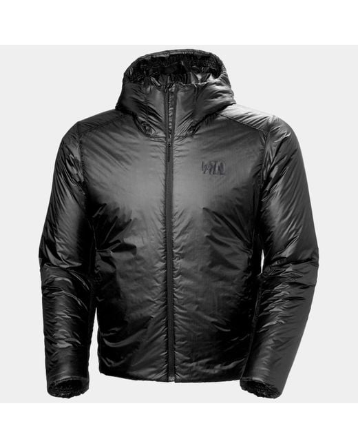 Helly Hansen Black Odin Everdown Hooded Jacket for men