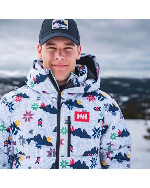 Helly Hansen Blue Kvitfjell Race Puffy Ski Jacket for men