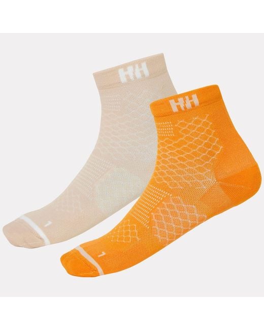 Trail Socks 2-Pack Helly Hansen de color Orange