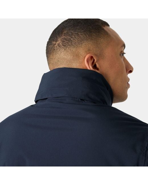 Helly Hansen Blue Smoegen Insulated Rain Jacket for men