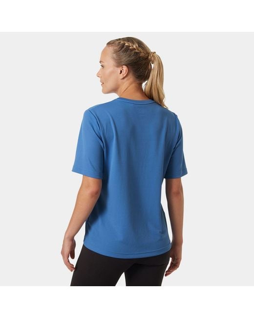 Helly Hansen Blue Hh Lifa® Active Solen Relaxed T-shirt
