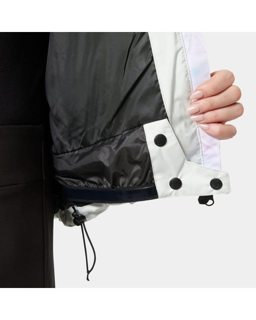 Helly Hansen White Nora Short Puffy Ski Jacket
