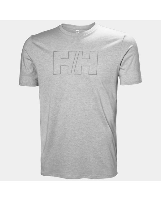 Helly Hansen Gray Hh Tech Logo T-Shirt for men