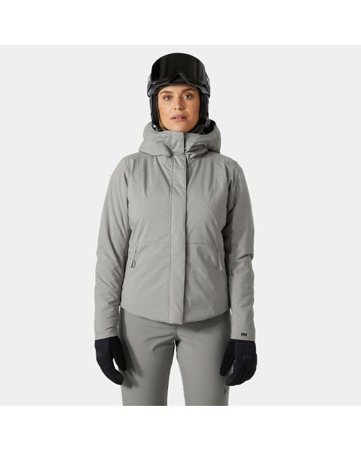 Helly Hansen Gray Nora Insulated Ski Jacket Grey