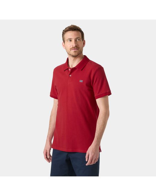 Helly Hansen Red Hudson Polo for men