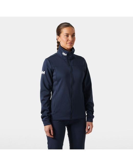 Helly Hansen Blue Crew Smooth Slickface Fleece Jacket