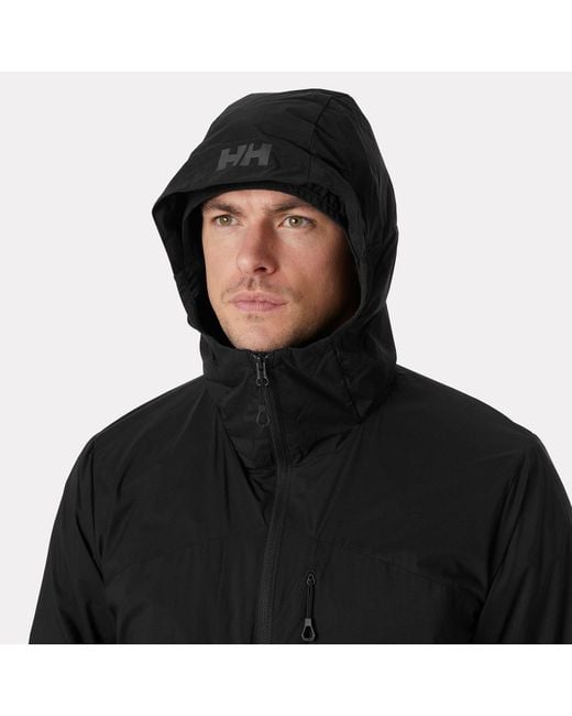 Helly Hansen Black Odin Backcountry Lightweight Hooded Insulator Jacket for men