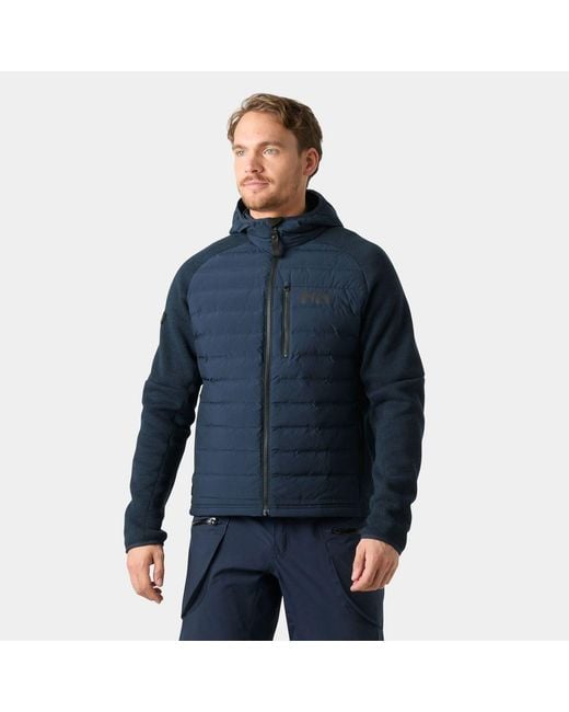 Helly Hansen Blue Skagen Hybrid Knit Insulator for men