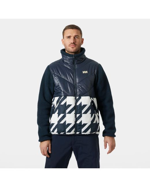 Helly Hansen Blue Village Hybrid Jacket for men