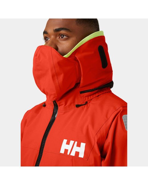 Helly Hansen Aegir Ocean Sailing Jacket Red for men