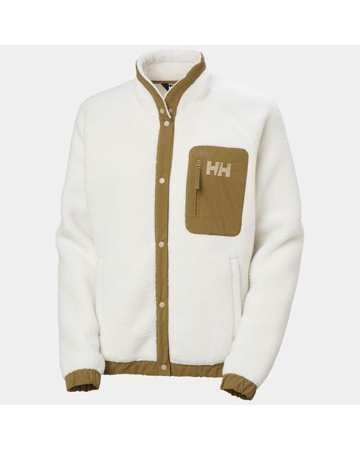 Helly Hansen White Imperial Pile Snap