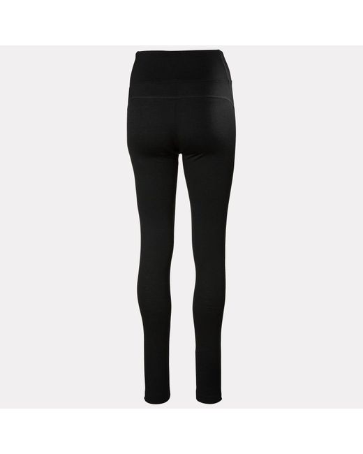 Helly Hansen Black Hh Merino Base Layer Pants