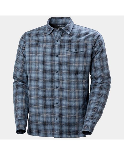 Helly Hansen Blue Isfjord Insulated Shacket for men