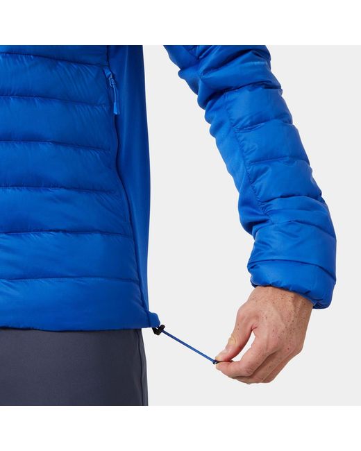 Helly Hansen Blue Verglas Down Hybrid Hood 2.0 for men