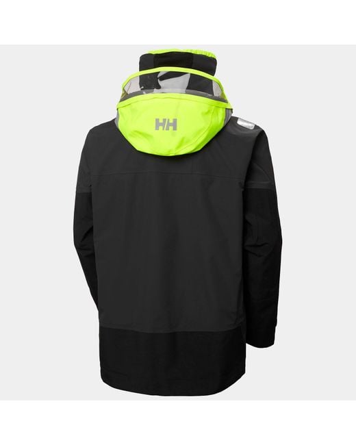 Helly Hansen Black Aegir Race Sailing Jacket 2.0 for men