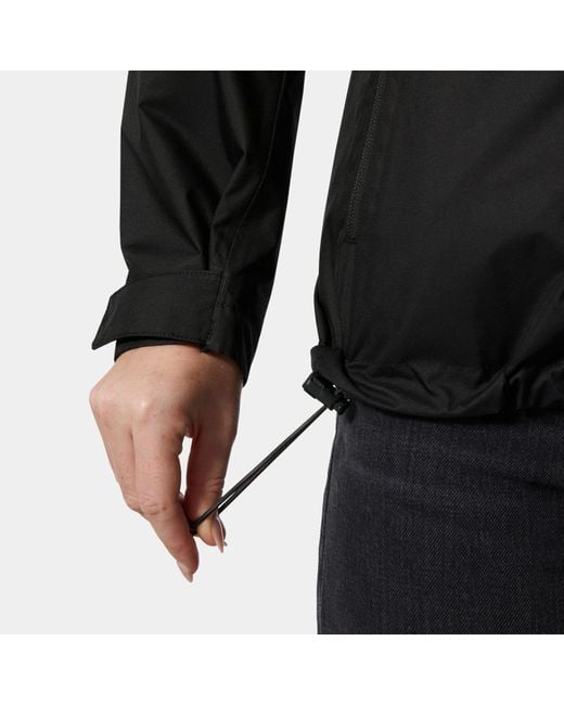 Helly Hansen Black Crew Hooded Pile Jacket