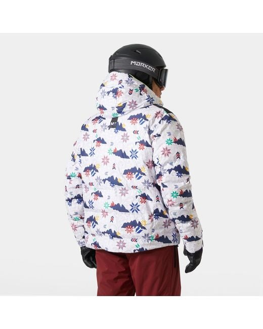 Helly Hansen Blue Kvitfjell Race Puffy Ski Jacket for men