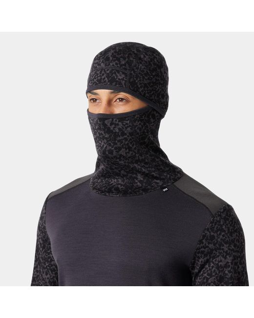 Helly Hansen Blue Lifa Merino Midweight Balaclava Hoodie for men