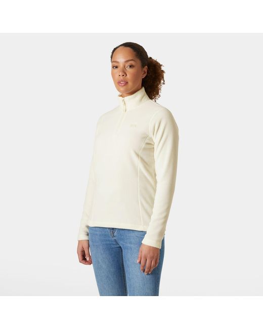 Helly Hansen White Daybreaker 1/2 Zip Light Fleece