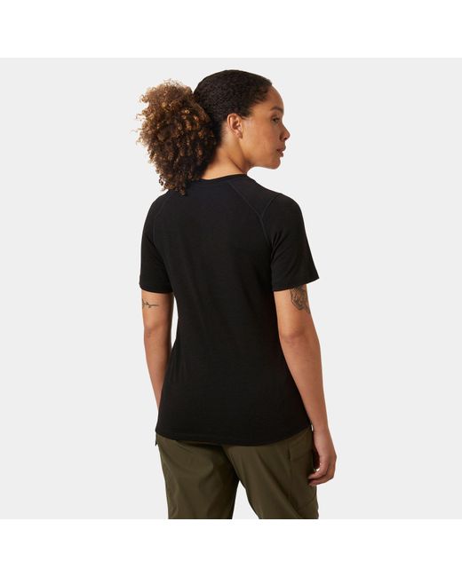 Helly Hansen Black Hh Durawool T-Shirt