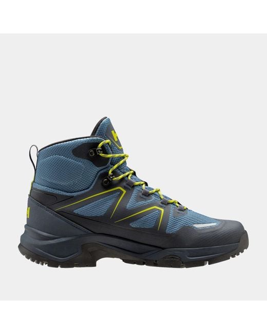 Helly Hansen Blue Cascade Mid Low-Cut Helly Tech Boots for men