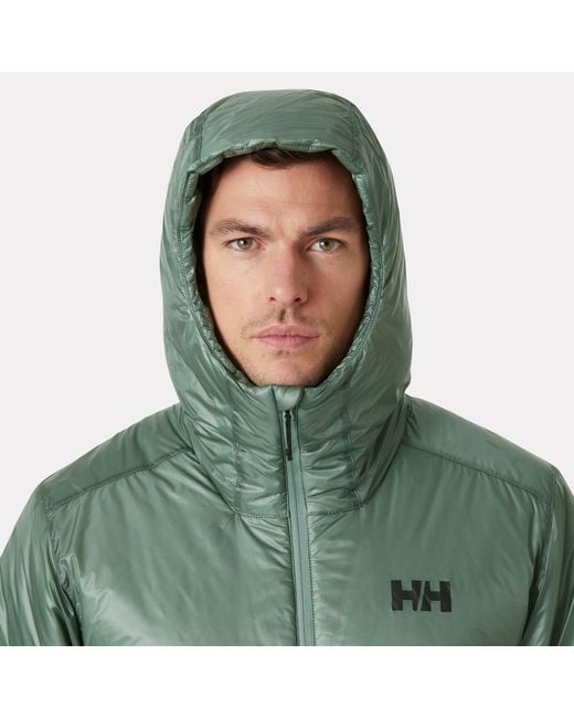 Helly Hansen Green Odin Everdown Hooded Jacket for men