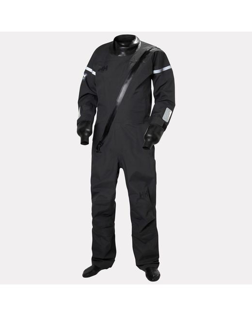 Helly Hansen Black Waterwear Dry Suit for men