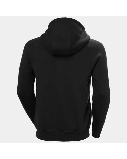 Elevate Full-Zip Felpa Con Cappuccio Nero di Helly Hansen in Black da Uomo