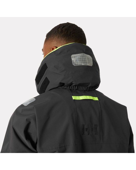 Helly Hansen Black Skagen Offshore Sailing Jacket for men