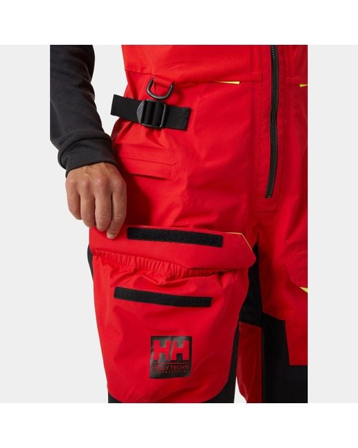 Helly Hansen Red Aegir Race Salopette 2.0