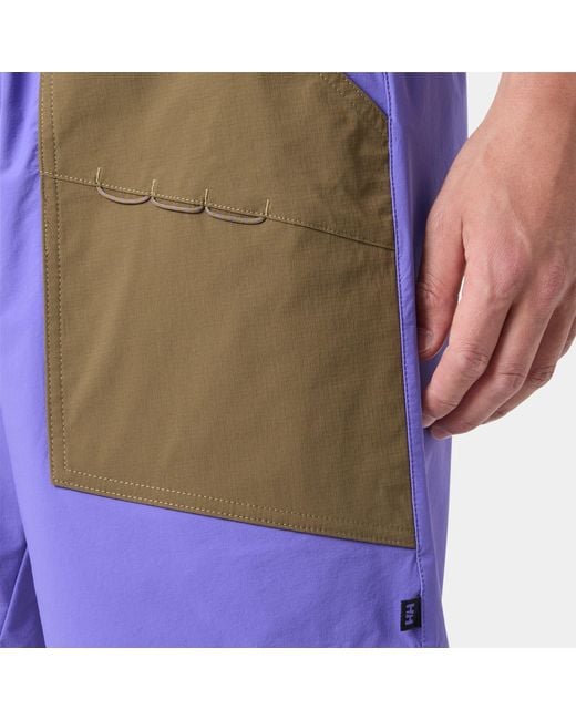 Helly Hansen Blue Awe Relaxed Shorts for men