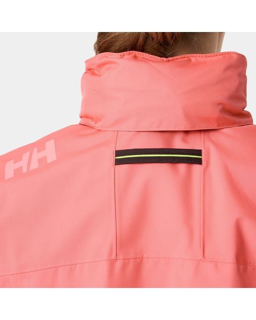 Crew Hooded Giacca Da Vela 2.0 Rosa di Helly Hansen in Red