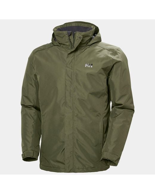 Helly Hansen Green Dubliner Insulated Lightweight Jacket for men