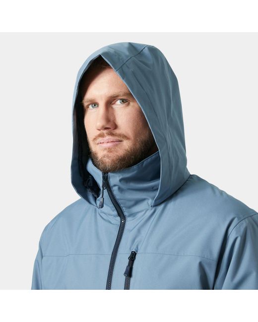 Helly Hansen Blue Crew Hooded Midlayer Jacket 2.0 for men